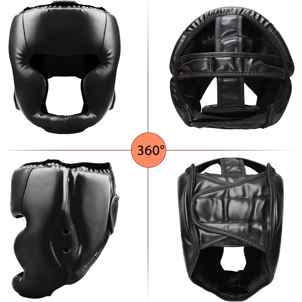 Optifit Boxing Head Guard for Teens Kids Under 14, PU Leather Padded Pad Boxing Headguard for Boxing Training Kickboxing MMA Muay Thai and Sparring Sessions, Lightweight & Durable Optifit Boxing Head Guard for Teens Kids Under 14, PU Leather Padded Pad Boxing Headguard for Boxing Training Kickboxing MMA Muay Thai and Sparring Sessions, Lightweight & Durable